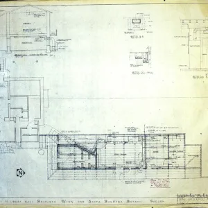 Alterations & Additions to Library Building: Reasearch Wing: Lower Floor Heating Plan